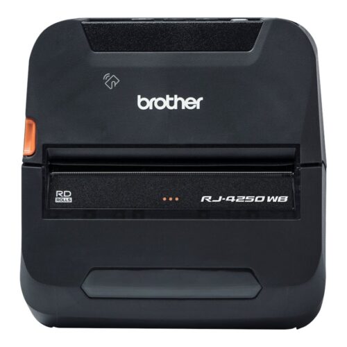 BROTHER RuggedJet RJ-4250WB Label printer direct thermal Roll 113mm 203dpi 127mm/sec USB 2.0 Wi-Fi NFC Bluetooth 4.2