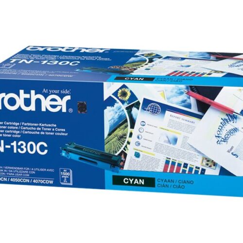 BROTHER TN-130 cartouche de toner cyan faible capacité 1.500 pages pack de 1