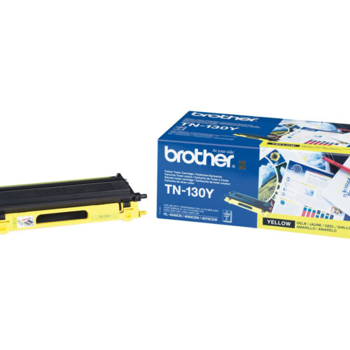 BROTHER TN-130 cartouche de toner jaune faible capacité 1.500 pages pack de 1