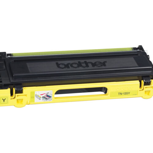 BROTHER TN-135 cartouche de toner jaune haute capacité 4.000 pages pack de 1