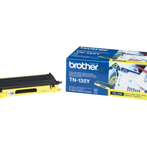 BROTHER TN-135 cartouche de toner jaune haute capacité 4.000 pages pack de 1