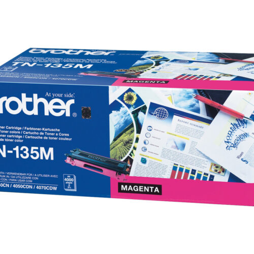 BROTHER TN-135 cartouche de toner magenta haute capacité 4.000 pages pack de 1