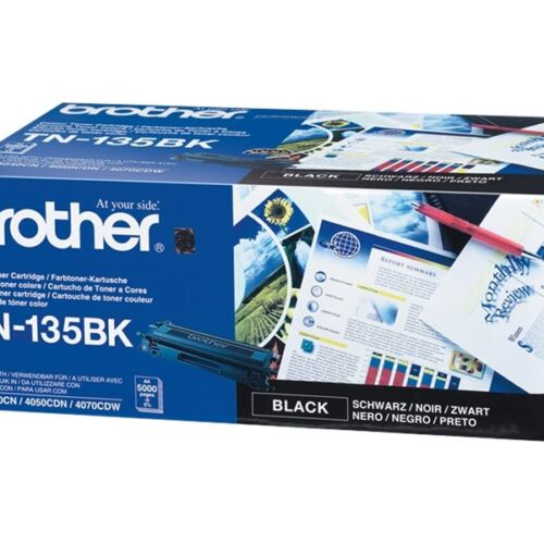 BROTHER TN-135 cartouche de toner noir haute capacité 5.000 pages pack de 1