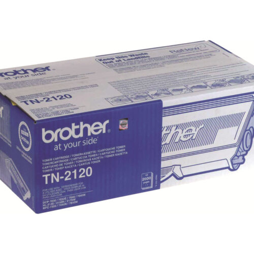 BROTHER TN-2120 toner cartridge black high yield 2.600 pages 1-pack