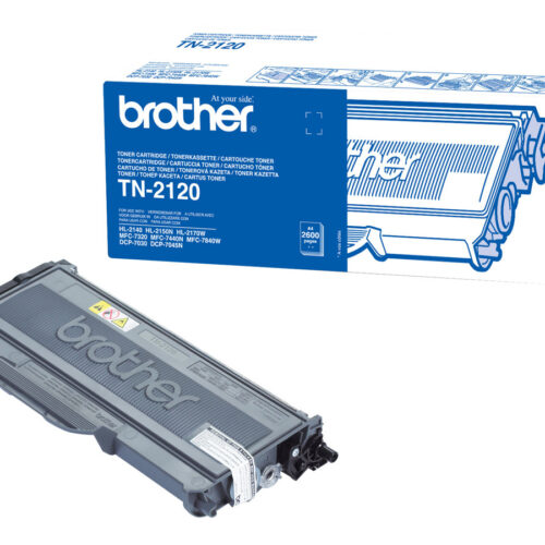 BROTHER TN-2120 toner cartridge black high yield 2.600 pages 1-pack