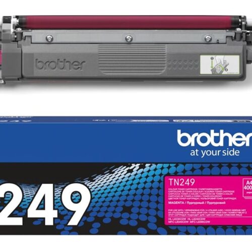 BROTHER TN-249M Magenta Toner Cartridge Prints 4.000 pages