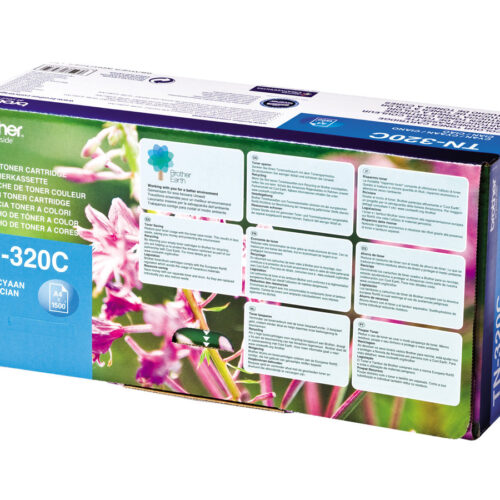 BROTHER TN-320 cartouche de toner cyan capacité standard 1.500 pages pack de 1