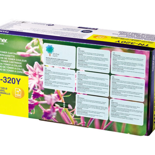 BROTHER TN-320 cartouche de toner jaune capacité standard 1.500 pages pack de 1