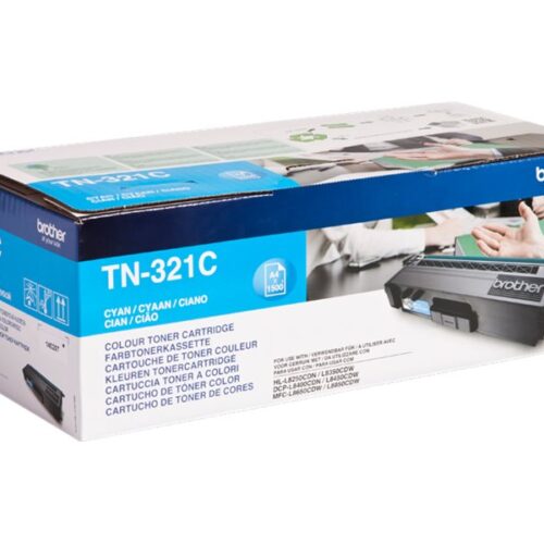 BROTHER TN-321C cartouche de toner cyan capacité standard 1.500 pages pack de 1