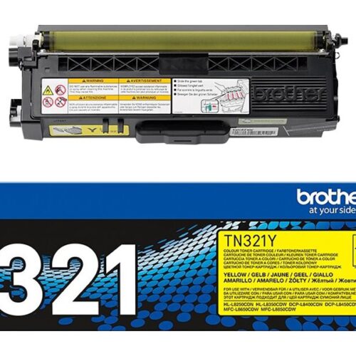BROTHER TN-321Y cartouche de toner jaune capacité standard 1.500 pages pack de 1