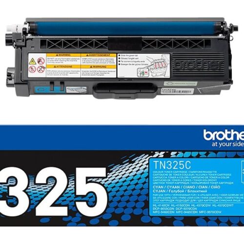 BROTHER TN-325 cartouche de toner cyan capacité standard 3.500 pages pack de 1