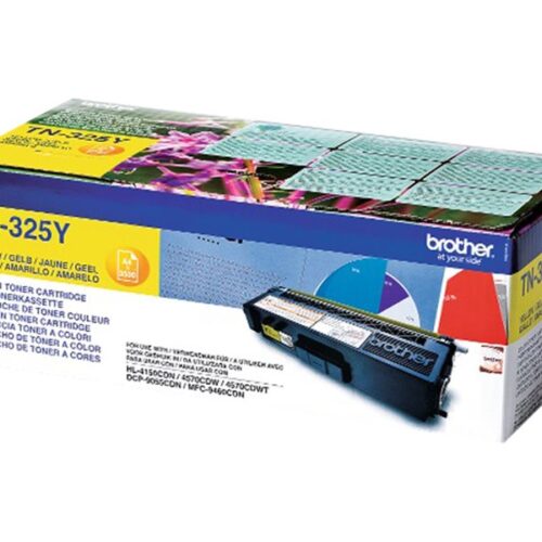 BROTHER TN-325 cartouche de toner jaune capacité standard 3.500 pages pack de 1