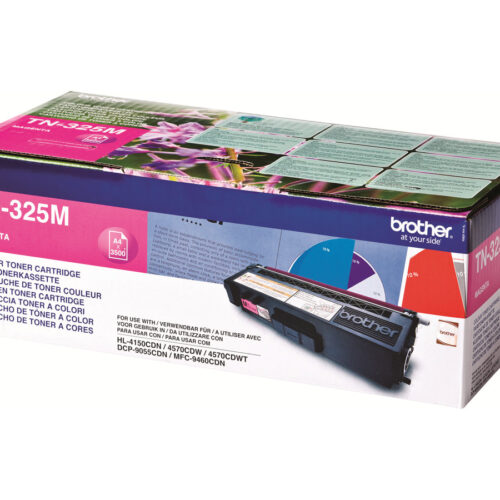 BROTHER TN-325 cartouche de toner magenta capacité standard 3.500 pages pack de 1
