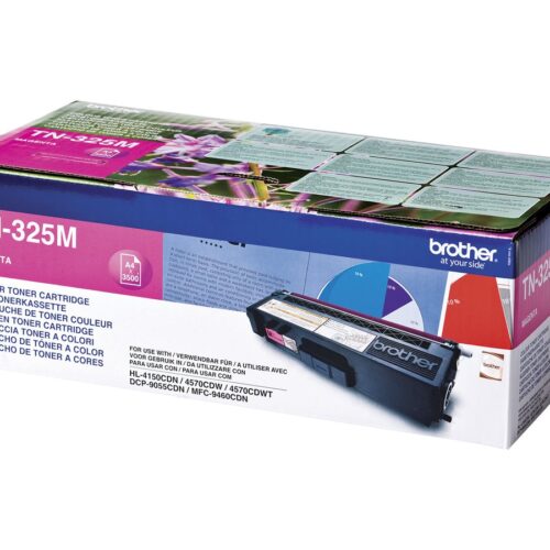 BROTHER TN-325 cartouche de toner magenta capacité standard 3.500 pages pack de 1