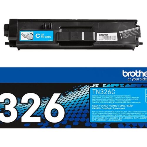 BROTHER TN-326C cartouche de toner cyan haute capacité 3.500 pages pack de 1
