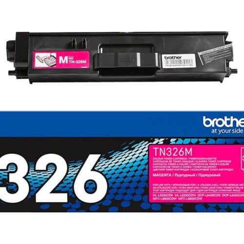 BROTHER TN-326M cartouche de toner magenta haute capacité 3.500 pages pack de 1