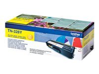BROTHER TN-328 cartouche de toner jaune capacité standard 6.000 pages pack de 1