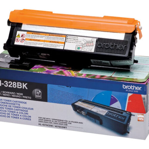 BROTHER TN-328 cartouche de toner noir très haute capacité 6.000 pages pack de 1