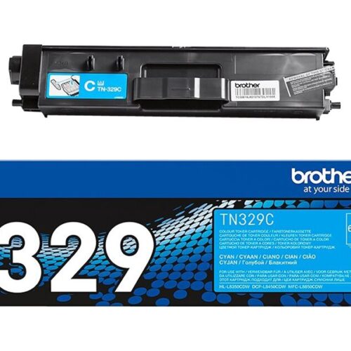 BROTHER TN-329C cartouche de toner cyan très haute capacité 6.000 pages pack de 1