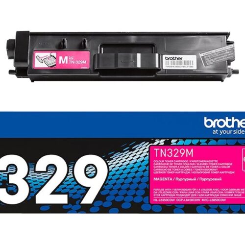 BROTHER TN-329M cartouche de toner magenta très haute capacité 6.000 pages pack de 1