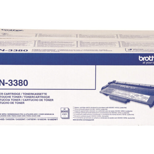 BROTHER TN-3380 toner noir haute capacité 8.000 pages pack de 1