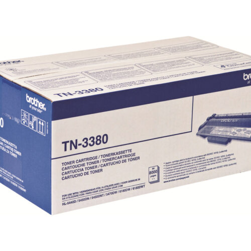BROTHER TN-3380 toner noir haute capacité 8.000 pages pack de 1