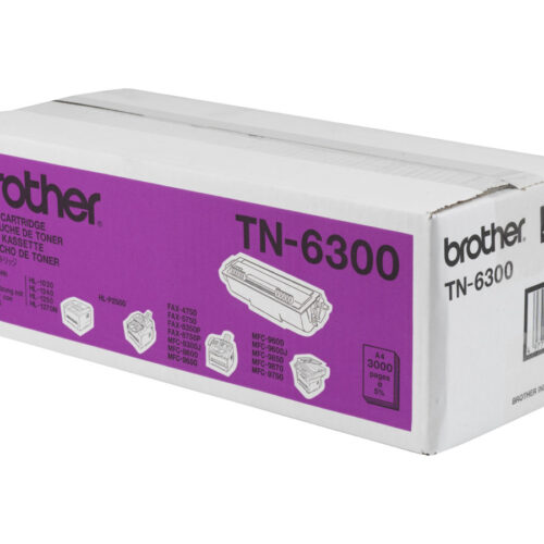 BROTHER TN-6300 cartouche de toner Noir capacité standard 3.000 pages pack de 1