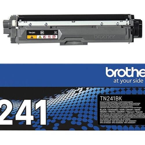 BROTHER TN241BK HL-3140CW/3150CDW/3170CDW cartouche de toner noir capacité standard 2.500 pages pack de 1