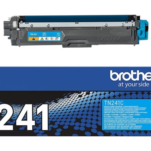 BROTHER TN241C HL-3140CW/3150CDW/3170CDW cartouche de toner cyan capacité standard 1.400 pages pack de 1