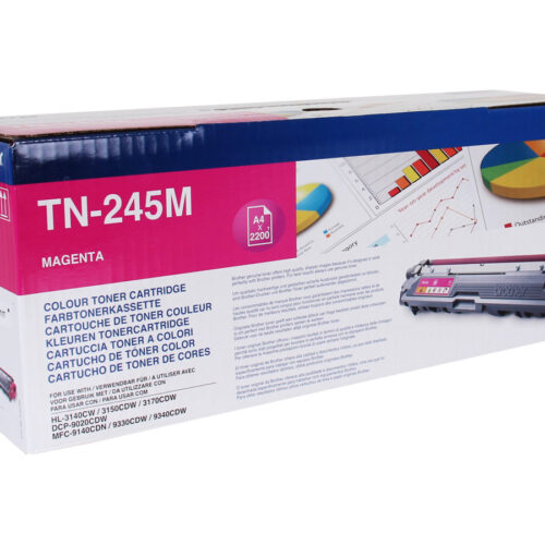 BROTHER TN245M HL-3140CW/3150CDW/3170CDW toner magenta haute capacité 2.200 pages pack de 1