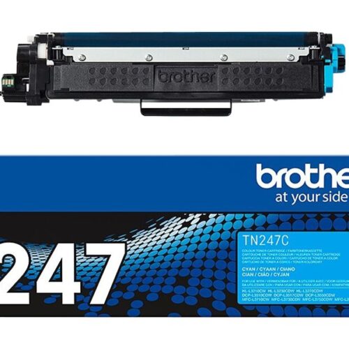 BROTHER TN247C Toner cyan haute capacité de 2300 pages pour Hl-L32xx DCP-L35xx MFC-L37xx