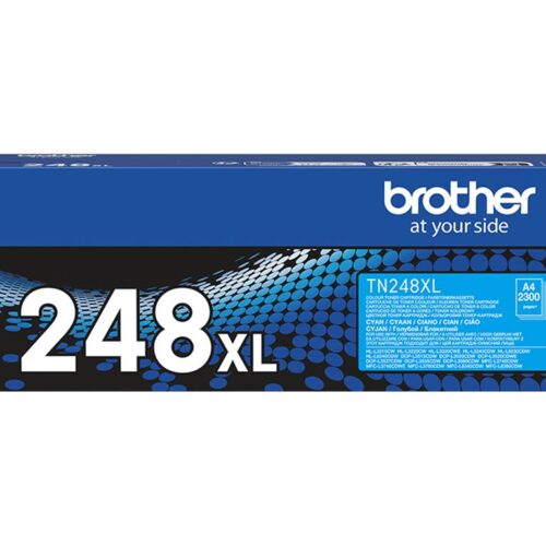 BROTHER TN248XLC Cyan Toner Cartridge ISO Yield 2300 pages