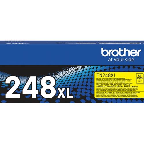 BROTHER TN248XLY Yellow Toner Cartridge ISO Yield 2300 pages