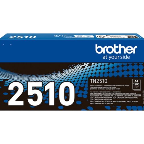 BROTHER TN2510 Black Toner Cartridge ISO Yield up to 1.200 pages