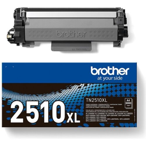 BROTHER TN2510XL Black Toner Cartridge ISO Yield up to 3.000 pages