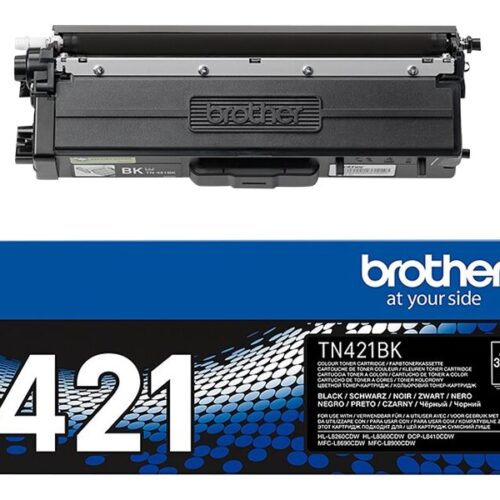 BROTHER TN421BK Toner Cartouche Noir pour Brother HL-L8260CDW, L8360CDW