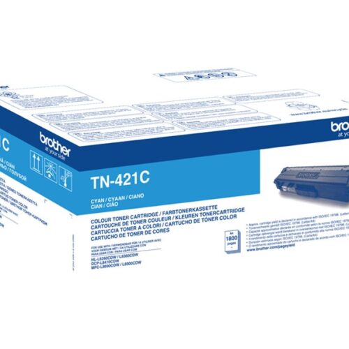 BROTHER TN421C Toner Cartouche Cyan 1.800 pages pour Brother HL-L8260CDW, L8360CDW