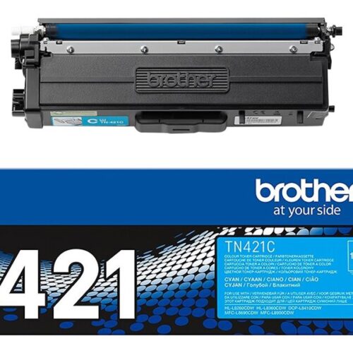 BROTHER TN421C Toner Cartouche Cyan 1.800 pages pour Brother HL-L8260CDW, L8360CDW