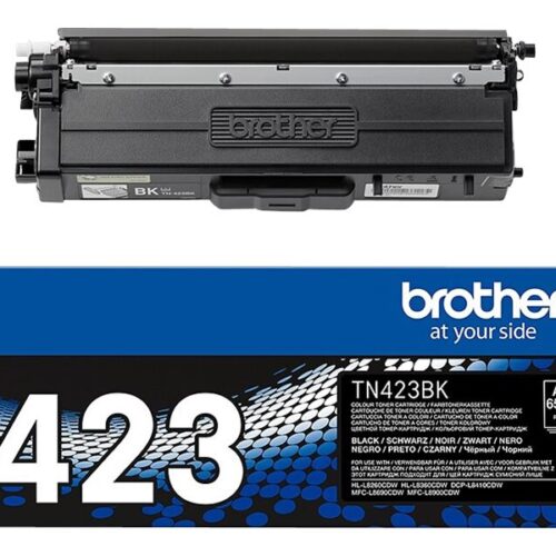 BROTHER TN423BK Toner Cartouche Noir Grande Capacité 6.500 pages pour Brother HL-L8260CDW, L8360CDW
