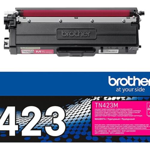 BROTHER TN423M Toner Cartouche Magenta Grande Capacité 4.000 pages pour Brother HL-L8260CDW, L8360CDW