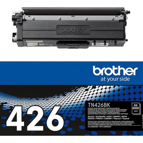 BROTHER TN426BK Toner Cartridge Black Super High Capacity 9.000 pages for Brother MFC-L8900CDW and HL-L8360CDW