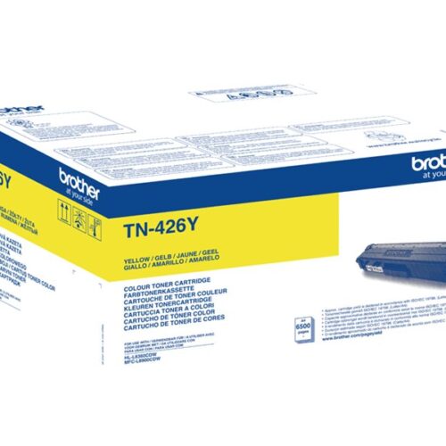 BROTHER TN426Y Toner Cartouche Jaune Super Grande Capacité 6.500 pages