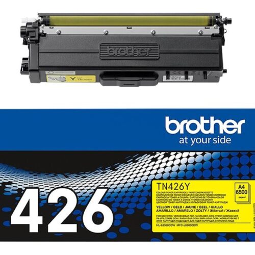 BROTHER TN426Y Toner Cartouche Jaune Super Grande Capacité 6.500 pages
