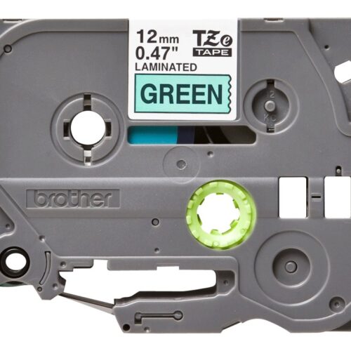 BROTHER TZ731 tape cassette 12mm 8m green black for P-touch 200 300 500 Series