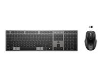 Bundle HP 1x HP 725 Ensemble clavier et souris sans fil rechargeables multi-appareils + 1x HP Travel 18 Liter 15.6p Laptop Backpack