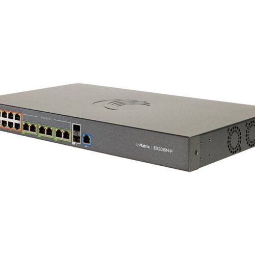 CAMBIUM cnMatrix EX2016M-P Intelligent Ethernet PoE Switch 8x1G+6×2.5G+2xSFP+ No Power Cord