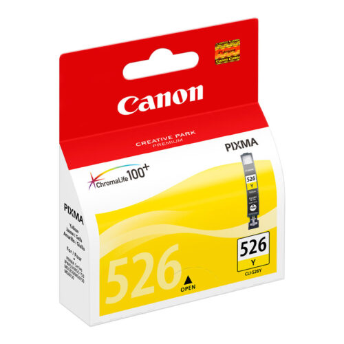 CANON 1LB CLI-526Y ink cartridge yellow standard capacity 9ml 525 pages 1-pack