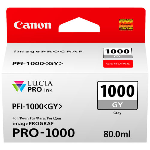 CANON 1LB PFI-1000gy Ink gray standard capacity 80ml 1-pack iPF1000