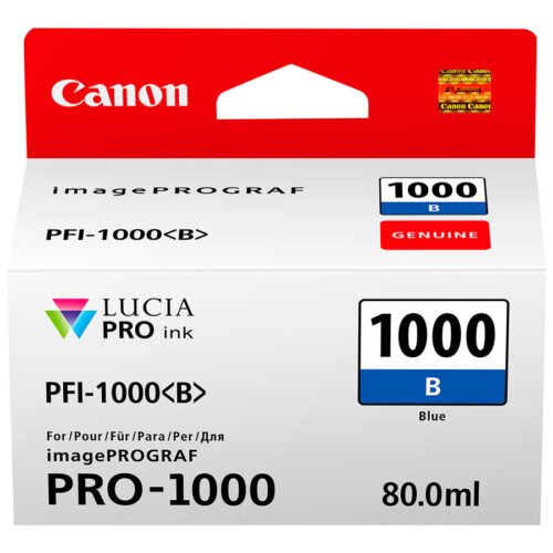 CANON 2LB PFI-1000b Ink blue standard capacity 80ml 1-pack iPF1000