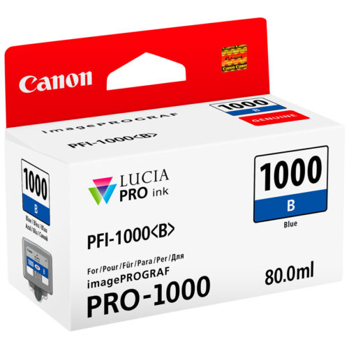 CANON 2LB PFI-1000b Ink blue standard capacity 80ml 1-pack iPF1000